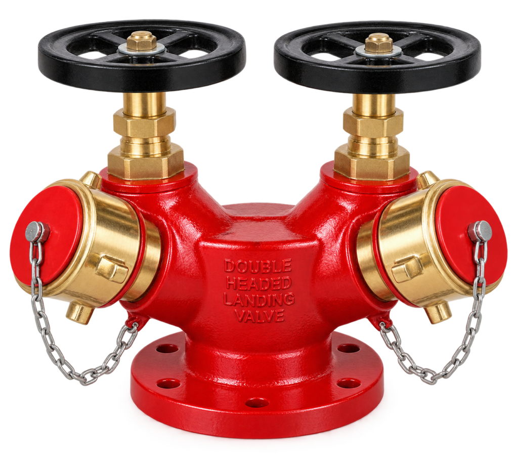 Double Headed Landing Valve