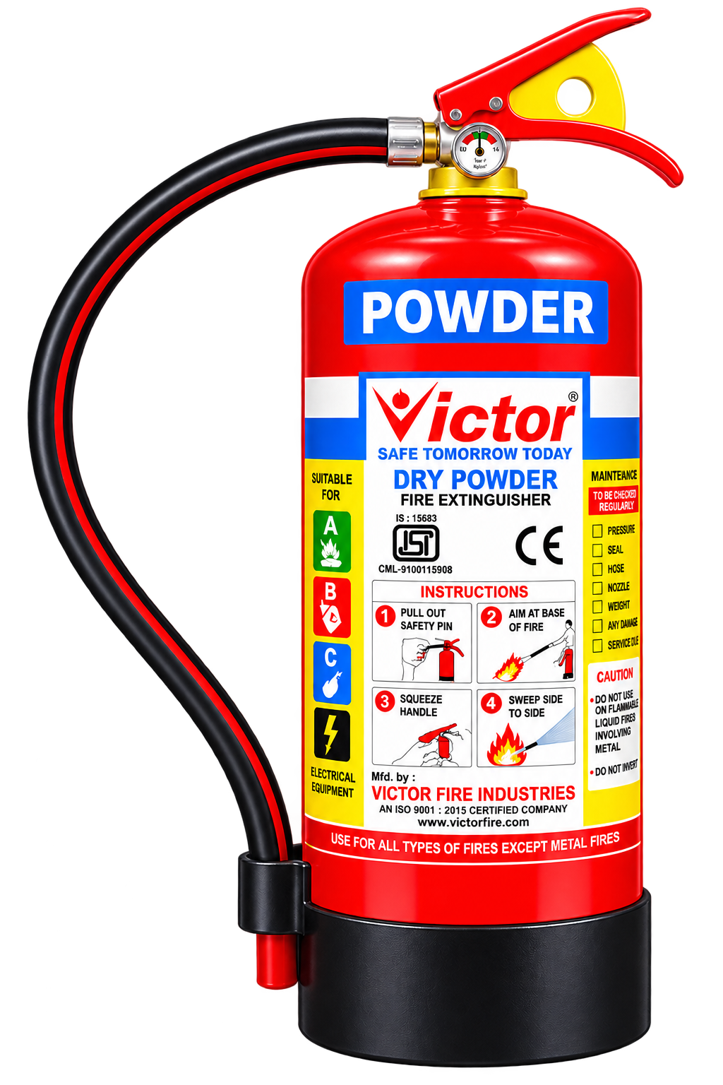 Multipurpose Dry Powder Fire Extinguisher