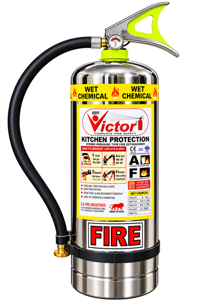 Victor Wet Chemical Kitchen Fire Extinguisher
