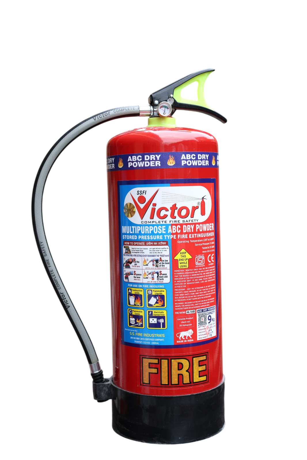 ABC Dry Powder Fire Extinguisher – Stored Pressure Type