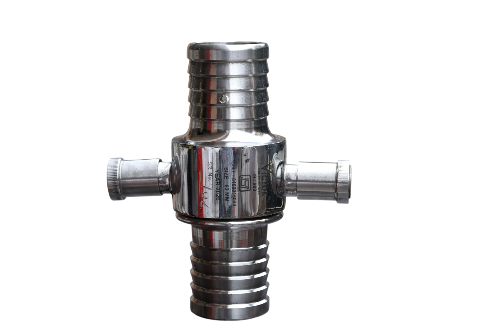 Victor Two-Way Inlet Breeching – 63 mm